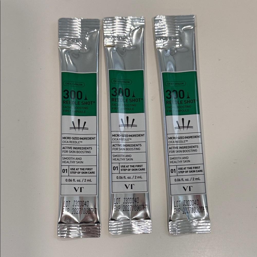K Beauty Korean VT Cica Reedle Shot Boosting First Ampoules 300